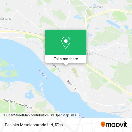 Peslaks Metalapstrade Ltd map