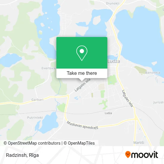 Radzinsh map