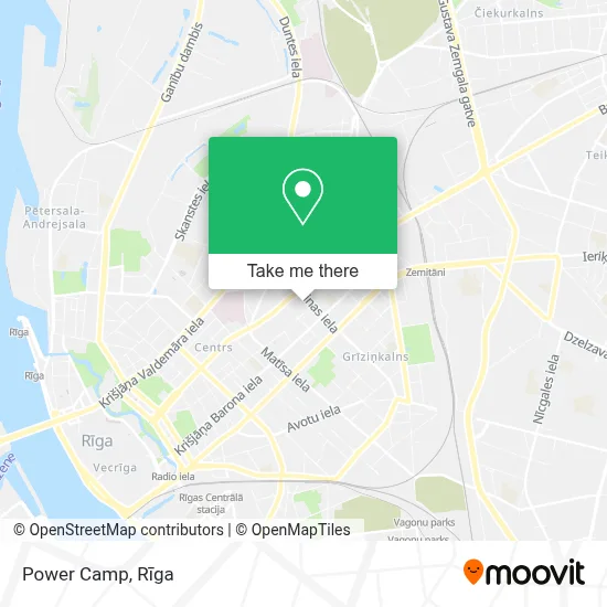 Power Camp map
