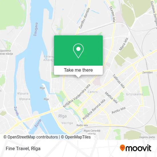 Fine Travel map