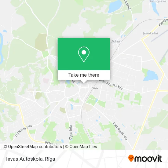 Ievas Autoskola map