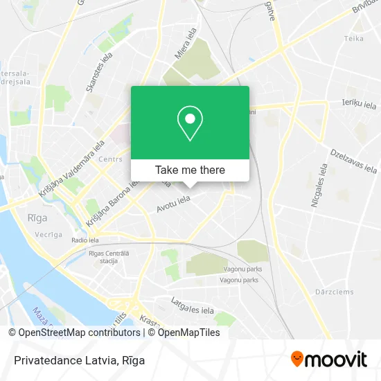Privatedance Latvia map