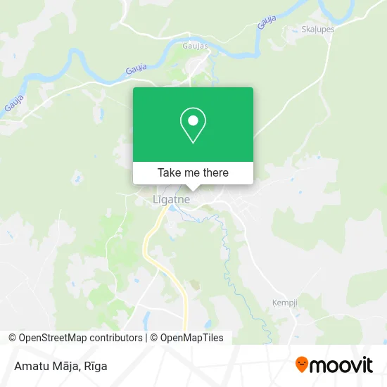 Amatu Māja map