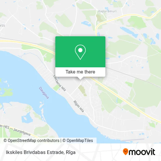 Ikskiles Brivdabas Estrade map
