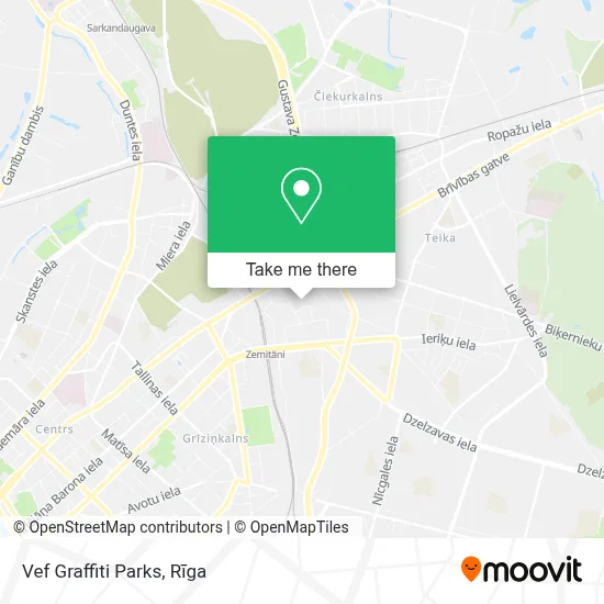 Vef Graffiti Parks map