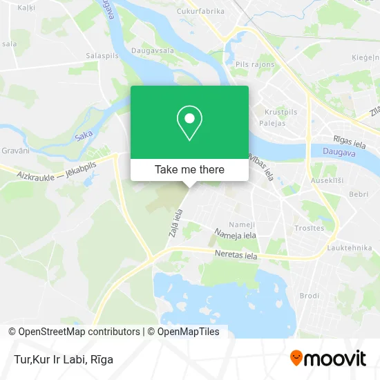 Tur,Kur Ir Labi map