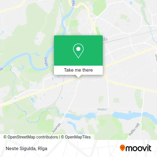 Neste Sigulda map
