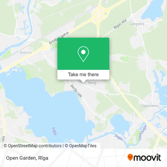 Open Garden map