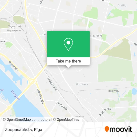 Zoopasaule.Lv map