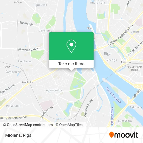Miolans map