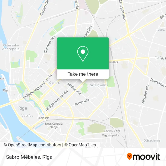 Sabro Mēbeles map