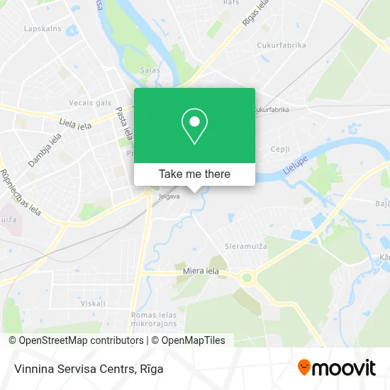 Vinnina Servisa Centrs map