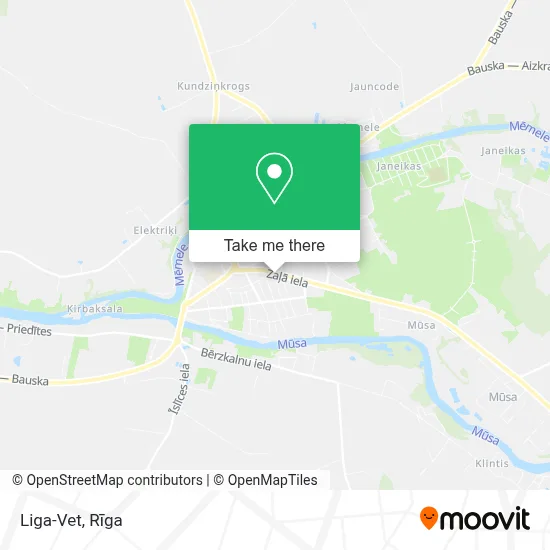 Liga-Vet map