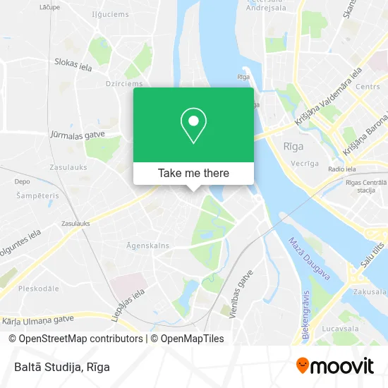 Baltā Studija map
