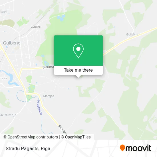 Stradu Pagasts map