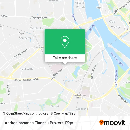 Apdrosinasanas Finansu Brokers map