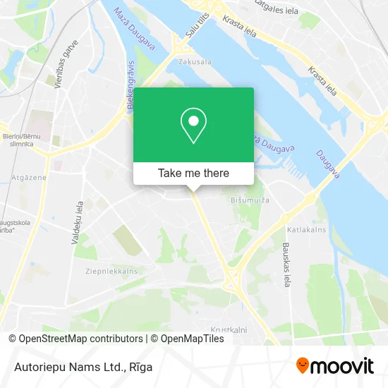 Autoriepu Nams Ltd. map