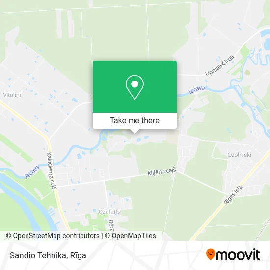 Sandio Tehnika map