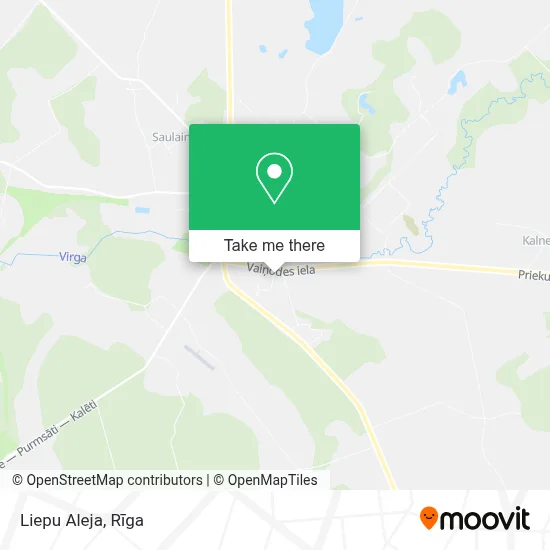 Liepu Aleja map