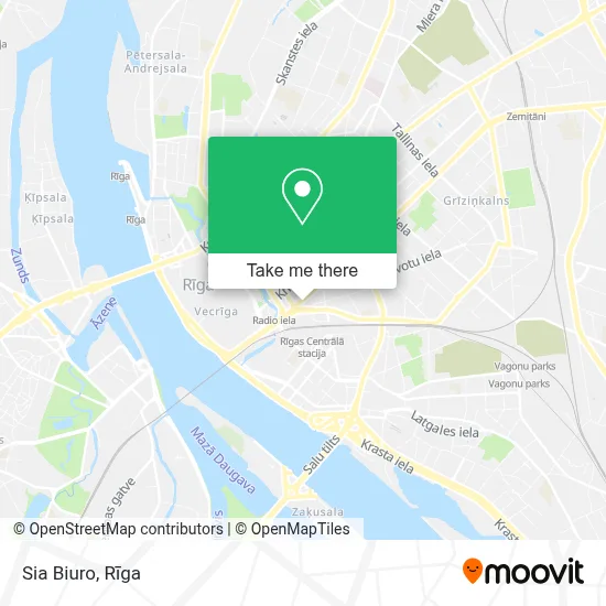 Sia Biuro map