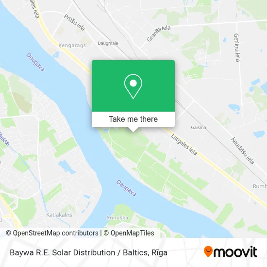 Baywa R.E. Solar Distribution / Baltics map