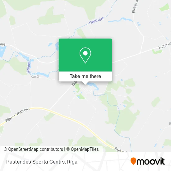 Pastendes Sporta Centrs map