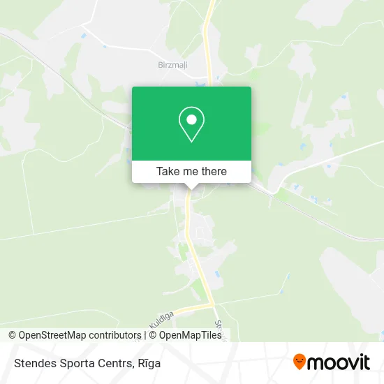 Stendes Sporta Centrs map