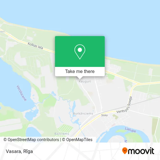 Vasara map