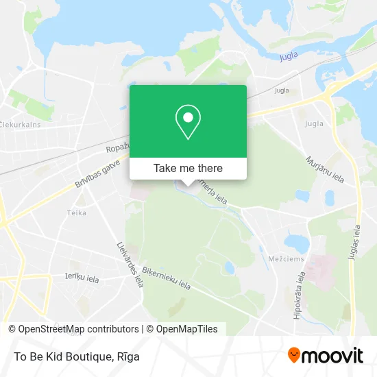 To Be Kid Boutique map