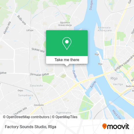 Factory Sounds Studio map