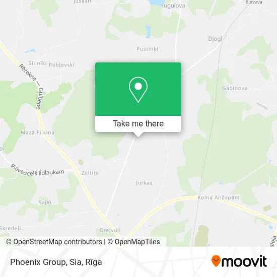 Phoenix Group, Sia map