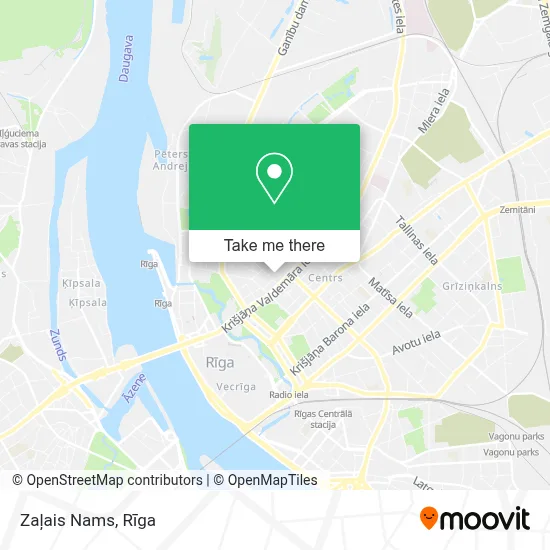 Zaļais Nams map
