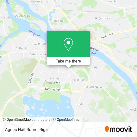 Agnes Nail Room map