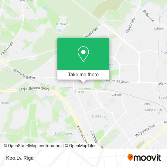 Kbo.Lv map
