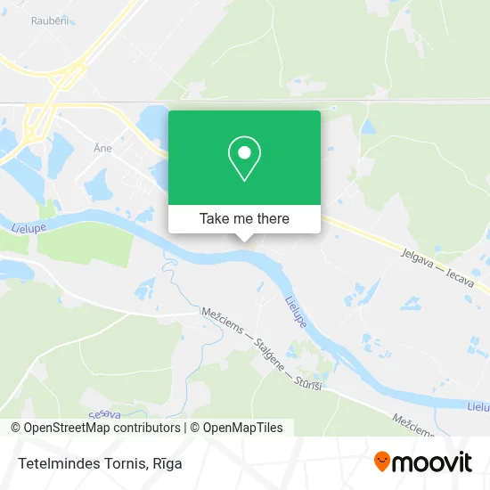 Tetelmindes Tornis map