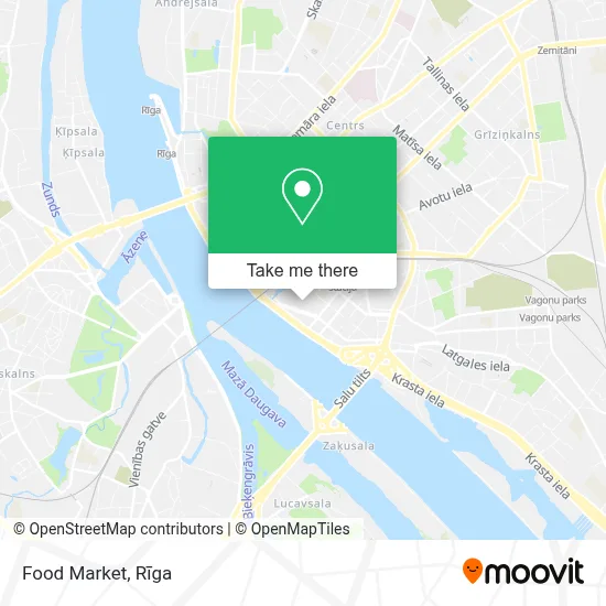 Food Market map