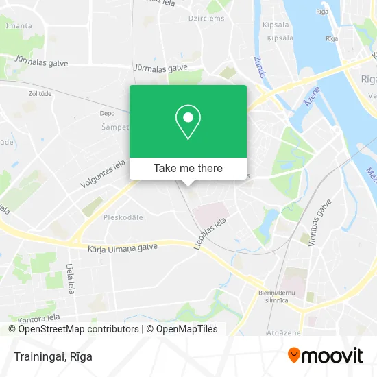 Trainingai map