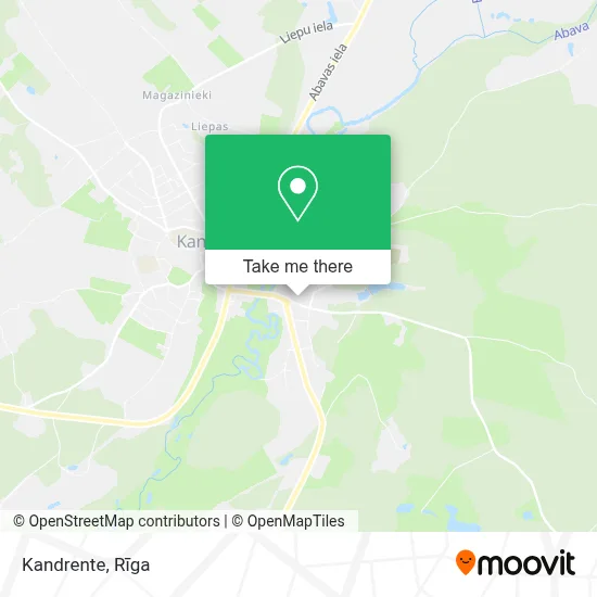 Kandrente map