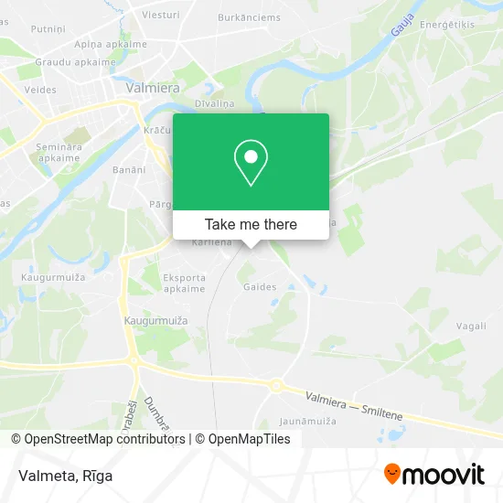 Valmeta map