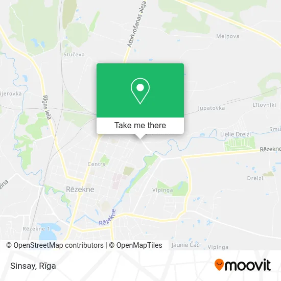 Sinsay map
