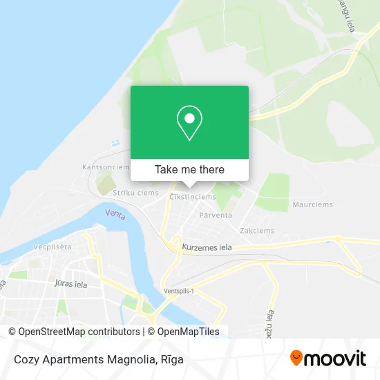 Cozy Apartments Magnolia map