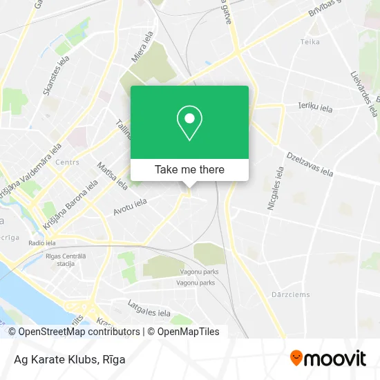 Ag Karate Klubs map