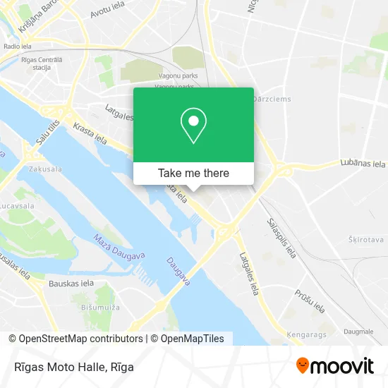 Rīgas Moto Halle map