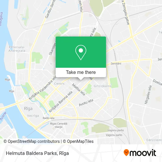 Helmuta Baldera Parks map