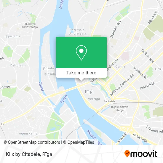 Klix by Citadele map