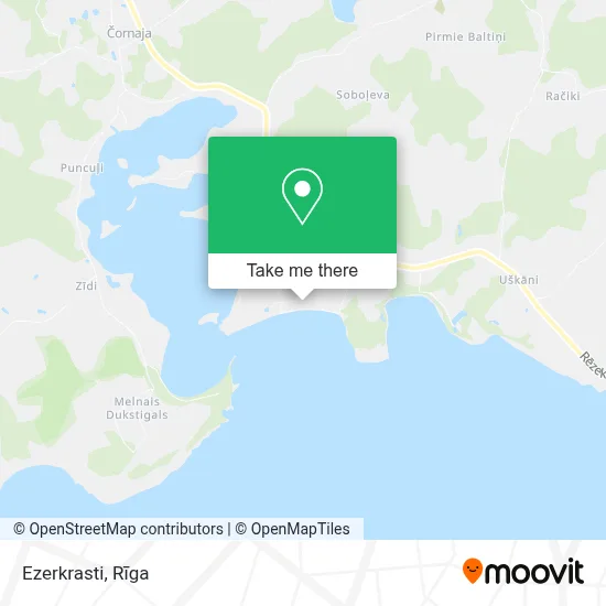 Ezerkrasti map