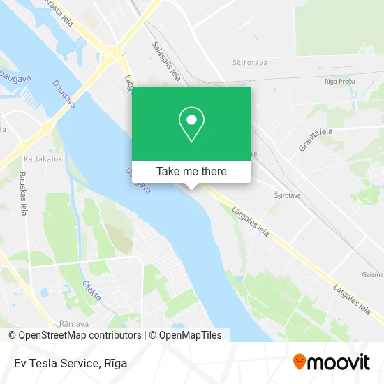 Ev Tesla Service map