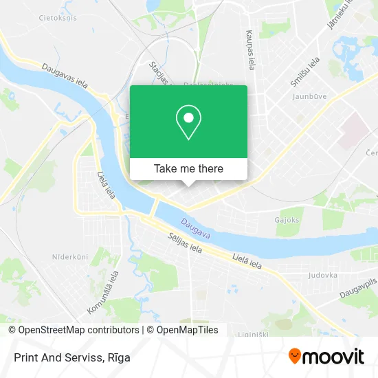 Print And Serviss map