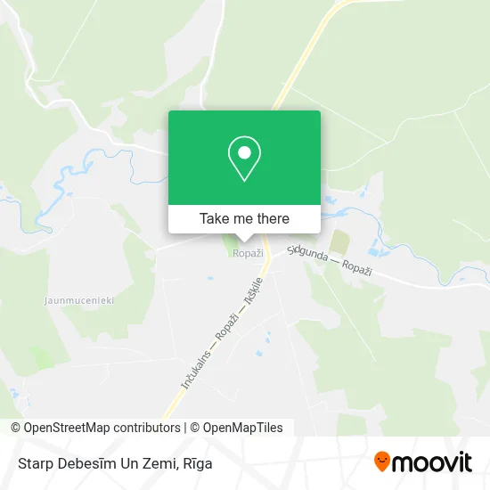 Starp Debesīm Un Zemi map