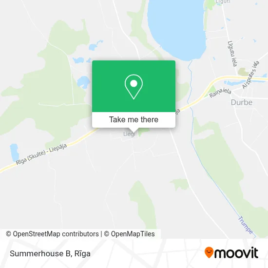 Summerhouse B map